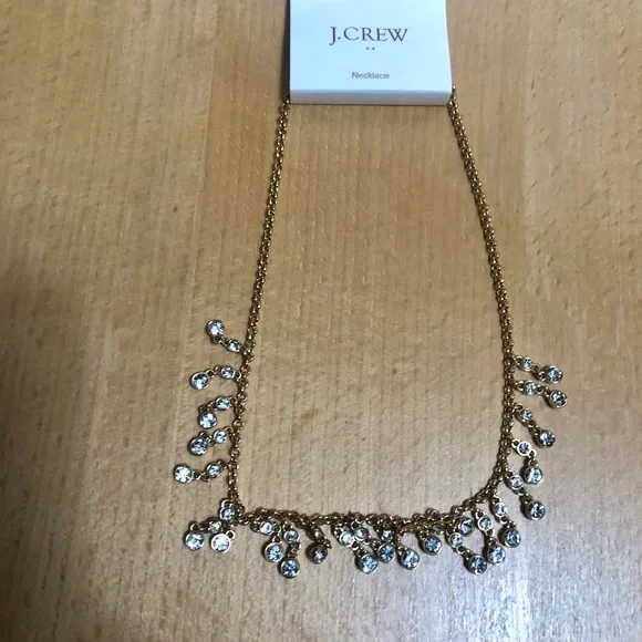 NEW J. Crew Crystal Statement Necklace